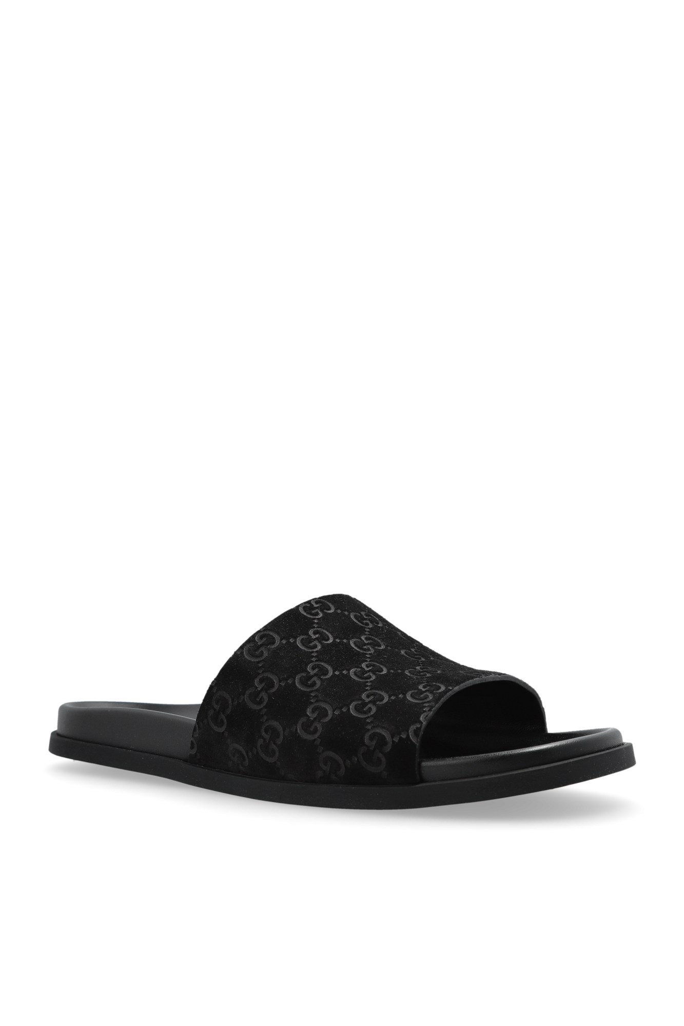 Black Suede slippers Gucci - Vitkac Italy